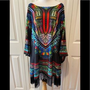 NWOT~ Fun Colorful Light & Airy Tunic/Cover Up
